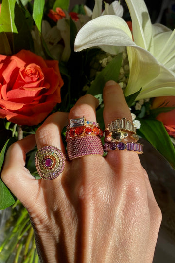 BILLIONAIRE RING- PINK